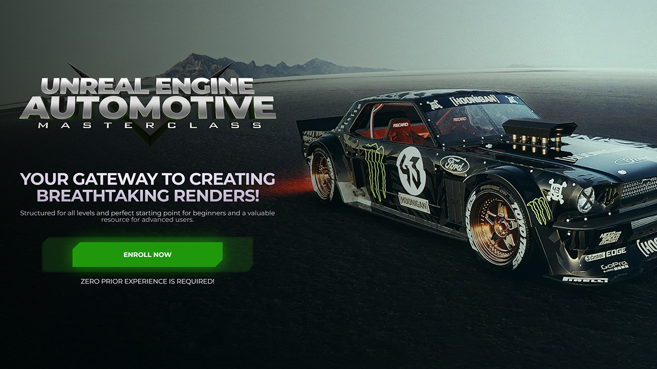 UE5汽车可视化渲染