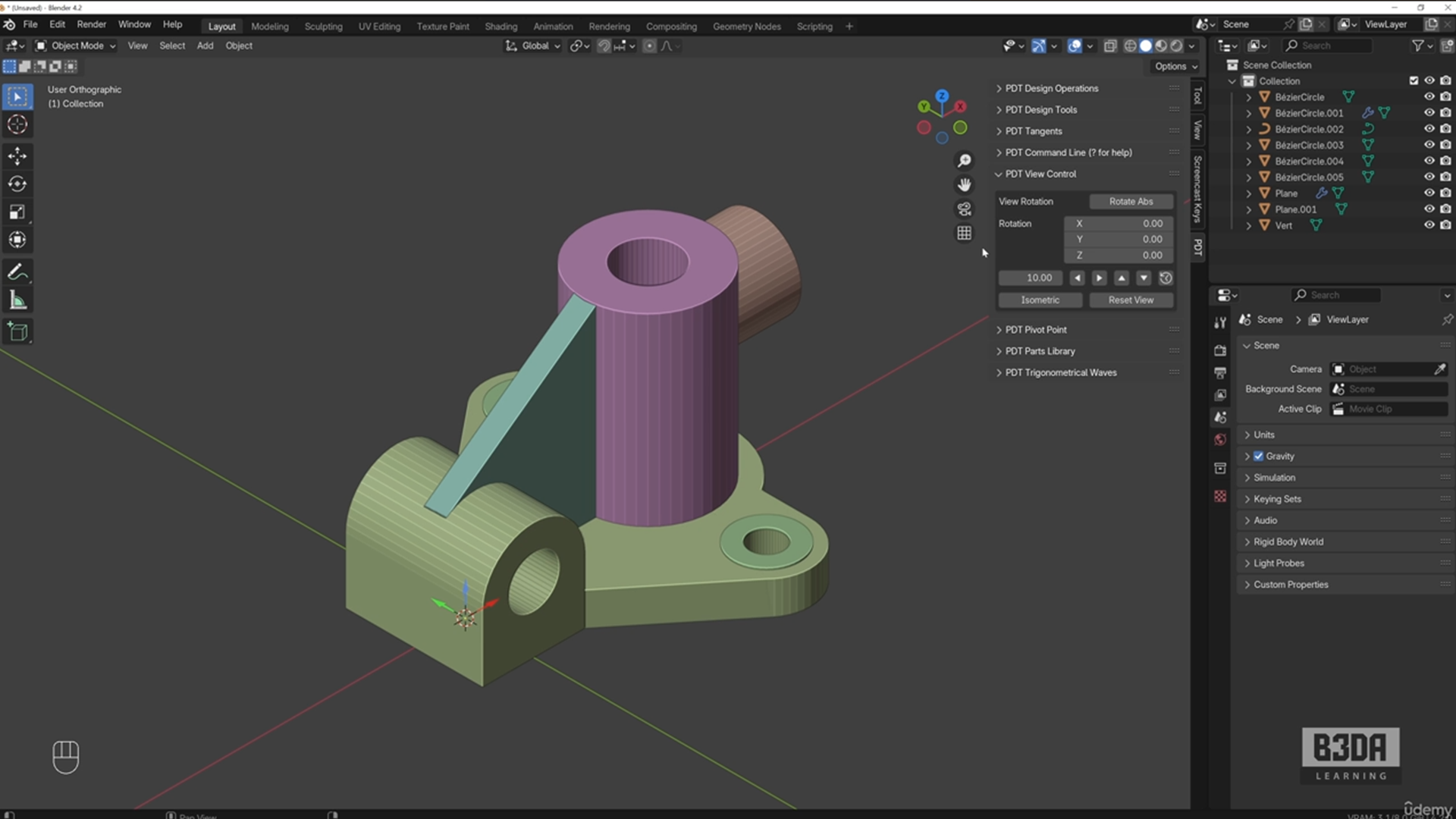 B01 Blender4.2精确建模(建筑工业) 封面